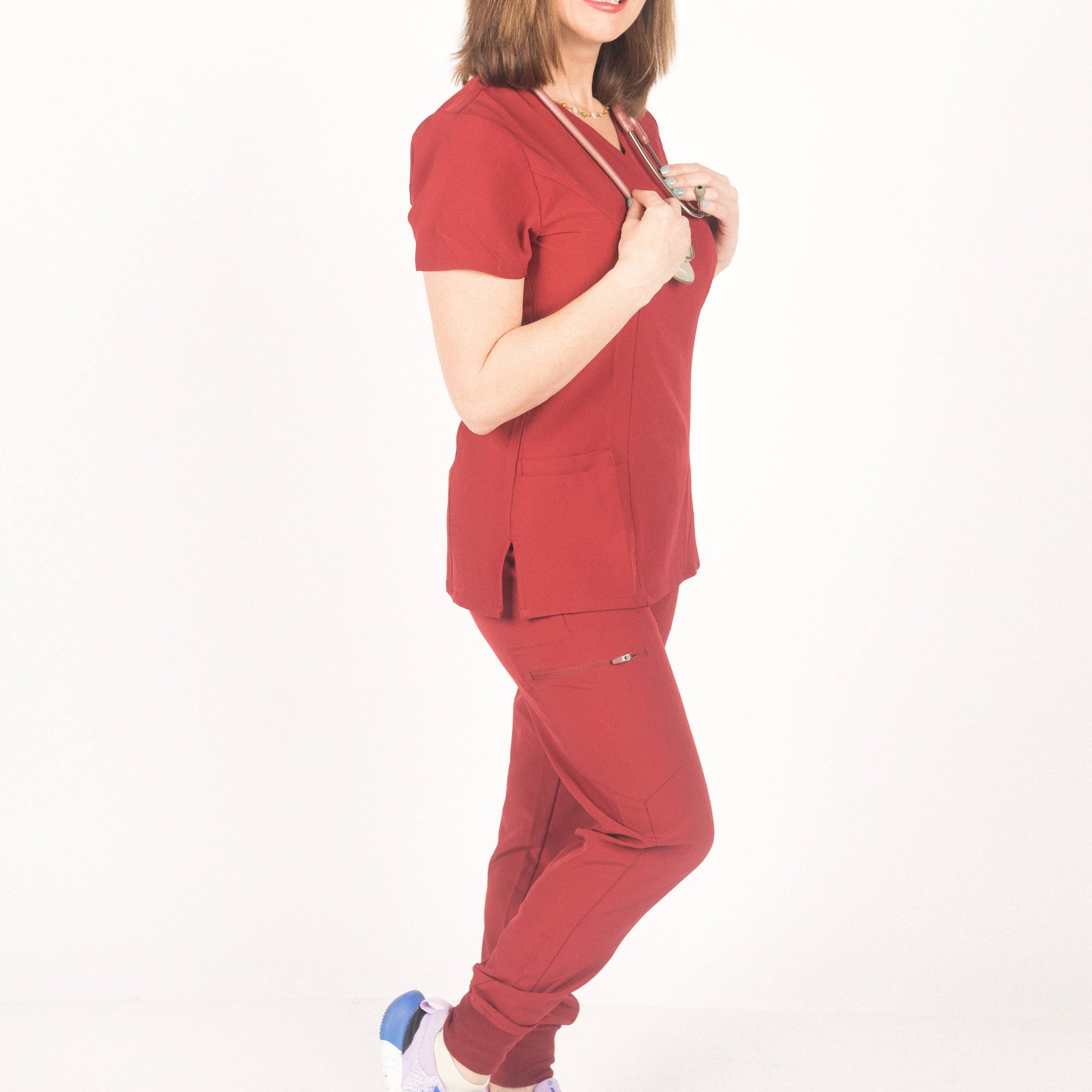 Taylor 3 Pocket Scrub Top